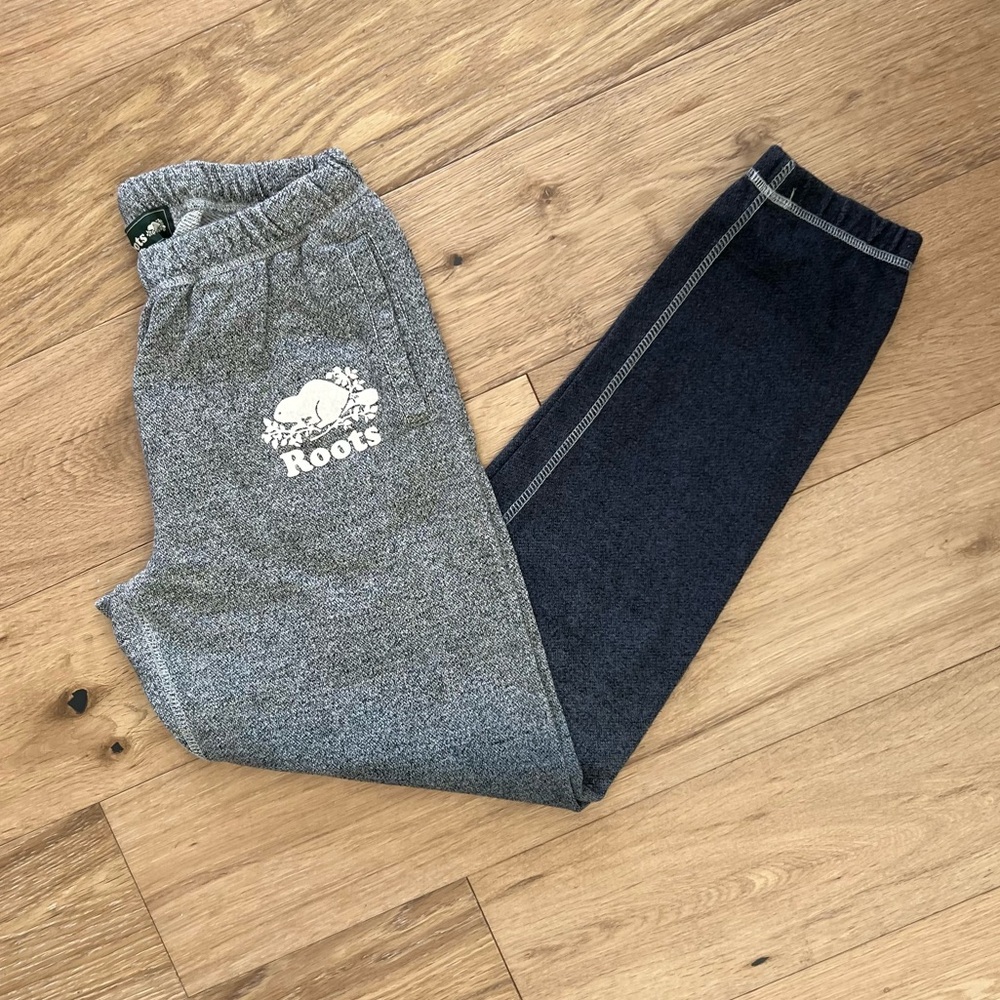 * Rare* Roots Salt & Pepper Ombré Slim Sweatpants - Size S